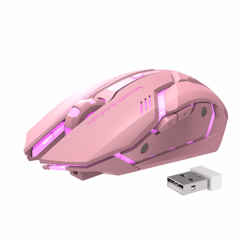 Wireless Charging Silent Gaming Mouse – Smart Power, Smooth Control, and Total Focus