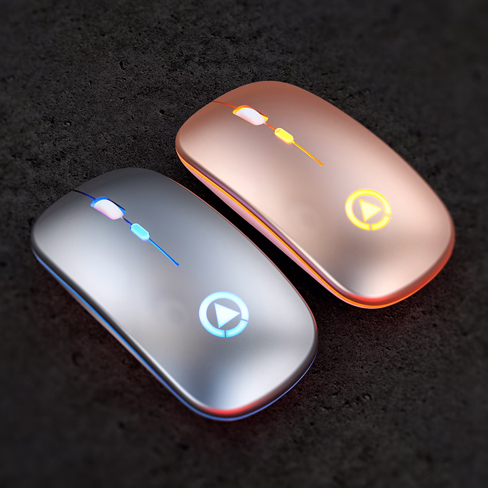 Silent Rechargeable Wireless Mouse — Smooth, Quiet, and Built for Everyday Comfort