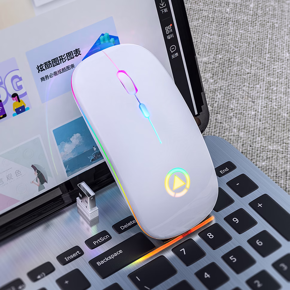 Silent Rechargeable Wireless Mouse — Smooth, Quiet, and Built for Everyday Comfort