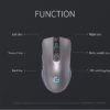 Silent Rechargeable Bluetooth Wireless Mouse – Smooth, Smart, and Comfortable for Work & Play