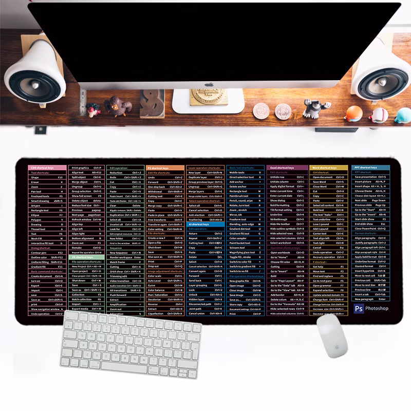 The Ultimate English Shortcut Key Mouse Pad — Smart Design for a Smarter Workspace