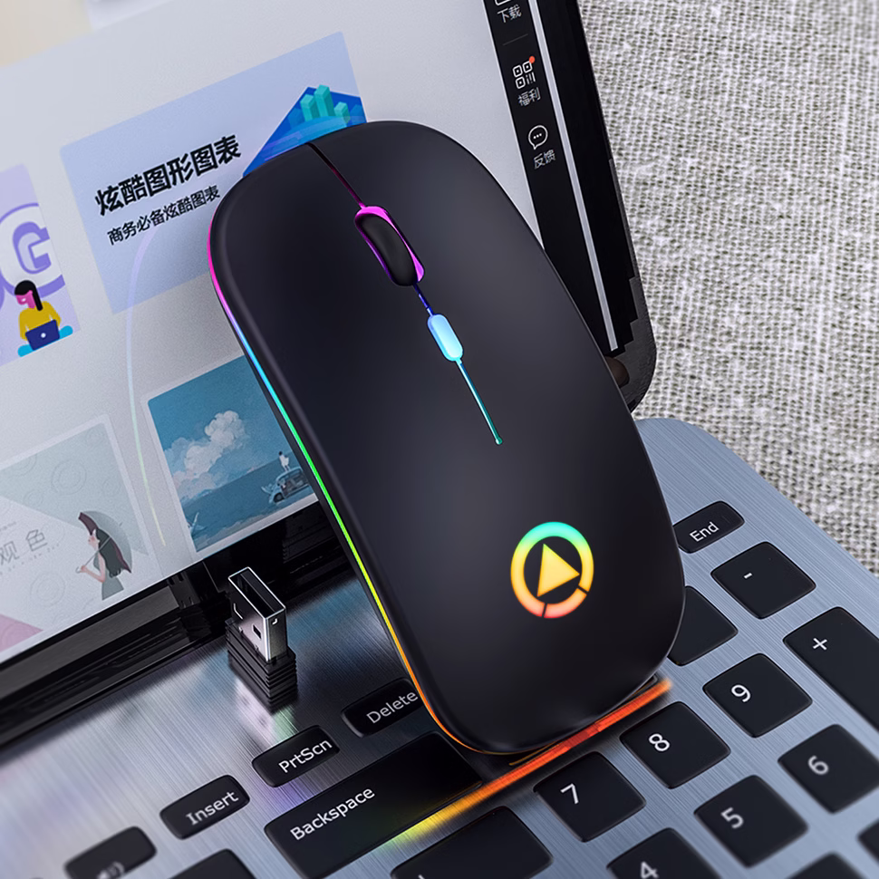 Silent Rechargeable Wireless Mouse — Smooth, Quiet, and Built for Everyday Comfort