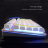 Kuiying T6 Rainbow Backlit Gaming Keyboard & Mouse Set – Smooth, Stylish, and Built for Every Gamer