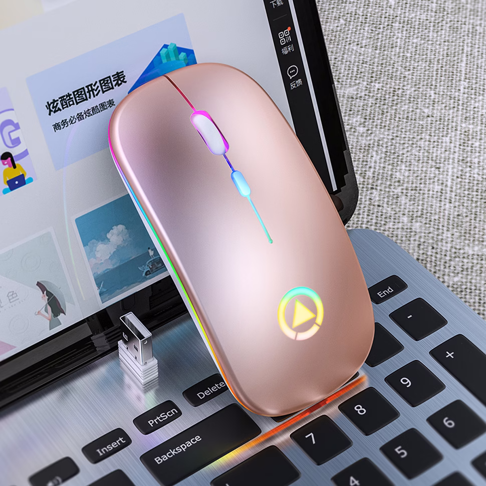 Silent Rechargeable Wireless Mouse — Smooth, Quiet, and Built for Everyday Comfort
