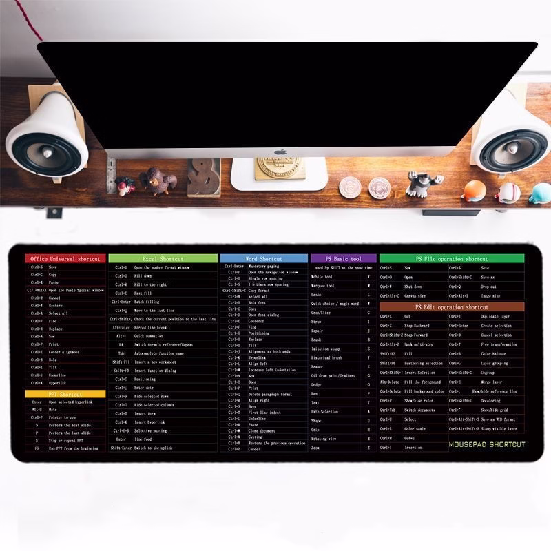 The Ultimate English Shortcut Key Mouse Pad — Smart Design for a Smarter Workspace